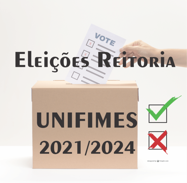 Comissão eleitoral divulga relação preliminar das chapas concorrentes à eleição para Reitoria da Unifimes