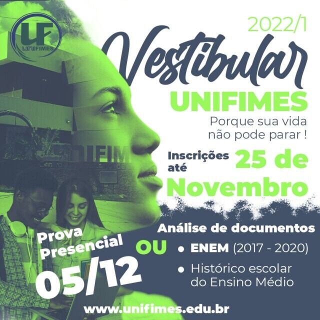 Vestibular UNIFIMES 2022-1 – Mineiros