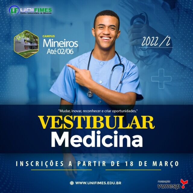 Vestibular Medicina 2022-2 (Mineiros-GO)